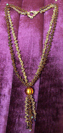 Brown and gold RAW spiral